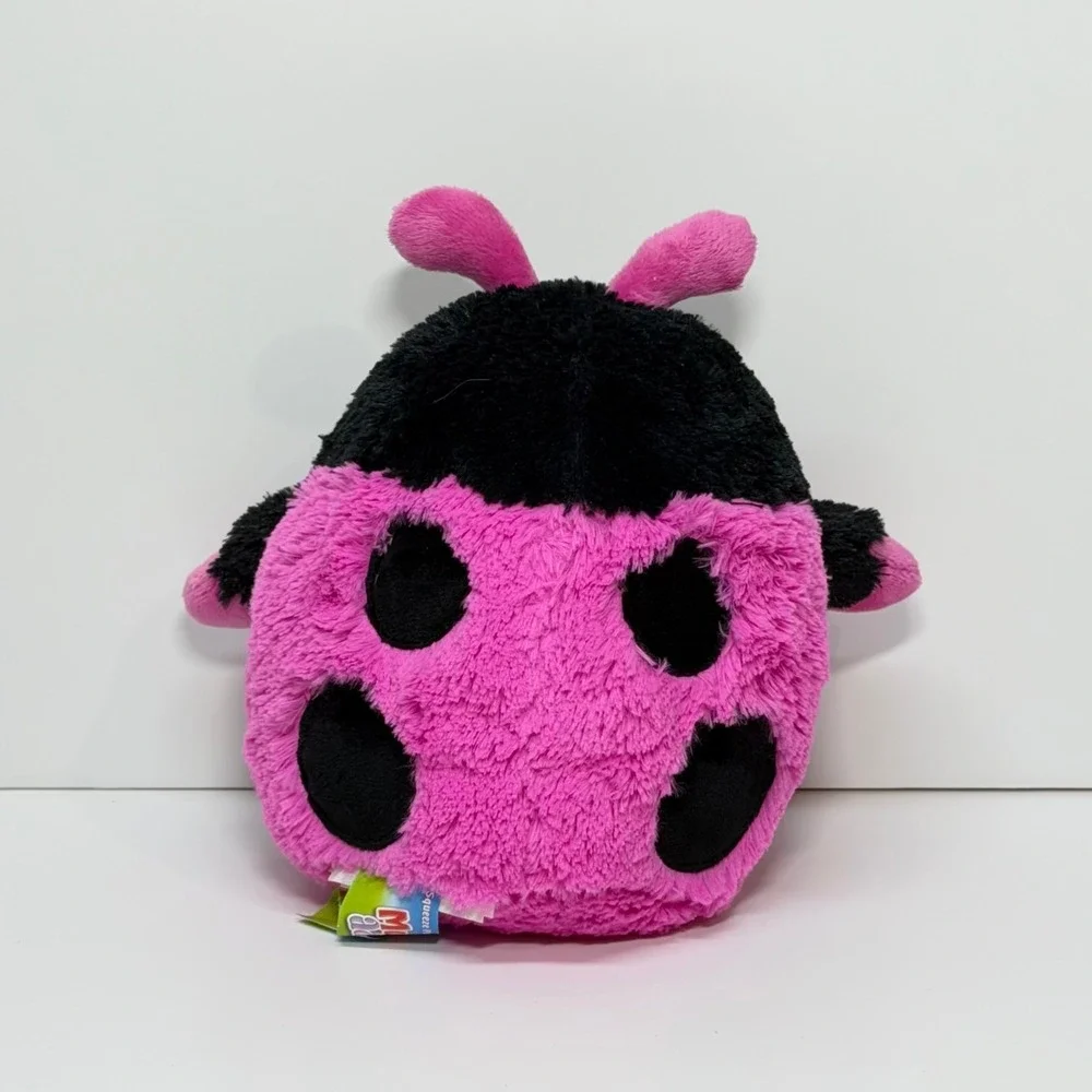 Mushabelly Adorables Pink Ladybug Plush Squeeze Chatter Sound Toy Y2K Kidcore